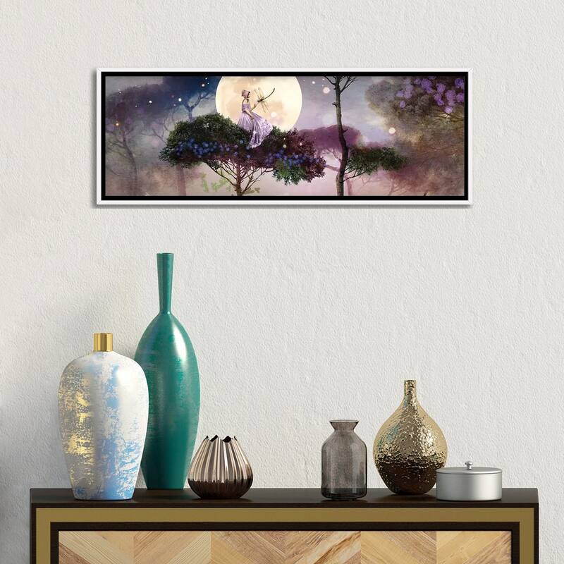 iCanvas "Dragonfly" by Catrin Welz-Stein Framed Canvas Print