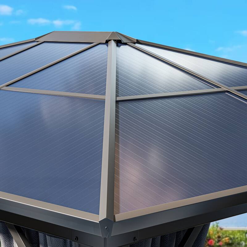 12 Ft. W x 10 Ft. D Metal Patio Gazebo