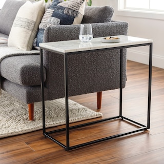 Cumo Modern Rectangular Mixed Material Frame End Table