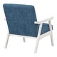preview thumbnail 20 of 77, Weldon Mid-Century Fabric Upholstered Chair