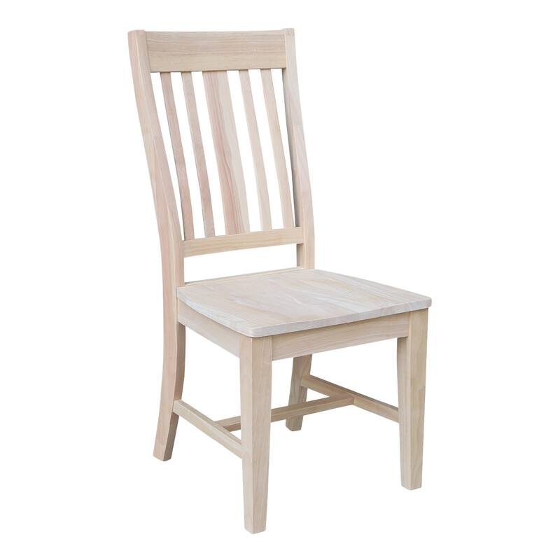 Set of Two Solid Wood Benson Dining Chairs