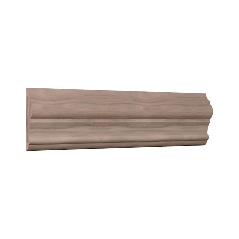 WM397 1-in D x 3-1/2-in W x 96-in L Americraft Solid Hardwood Stain Grade Chair Rail Moulding