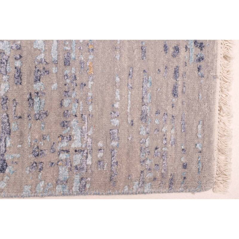 ECARPETGALLERY Hand-knotted Legacy Grey Silk, Wool Rug - 9'0 x 12'0