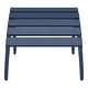 preview thumbnail 48 of 156, Aderson Outdoor Poly Adirondack Chair With Ottoman And Side Table 12-Piece Set