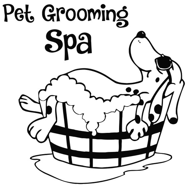 Dog grooming wall art sales