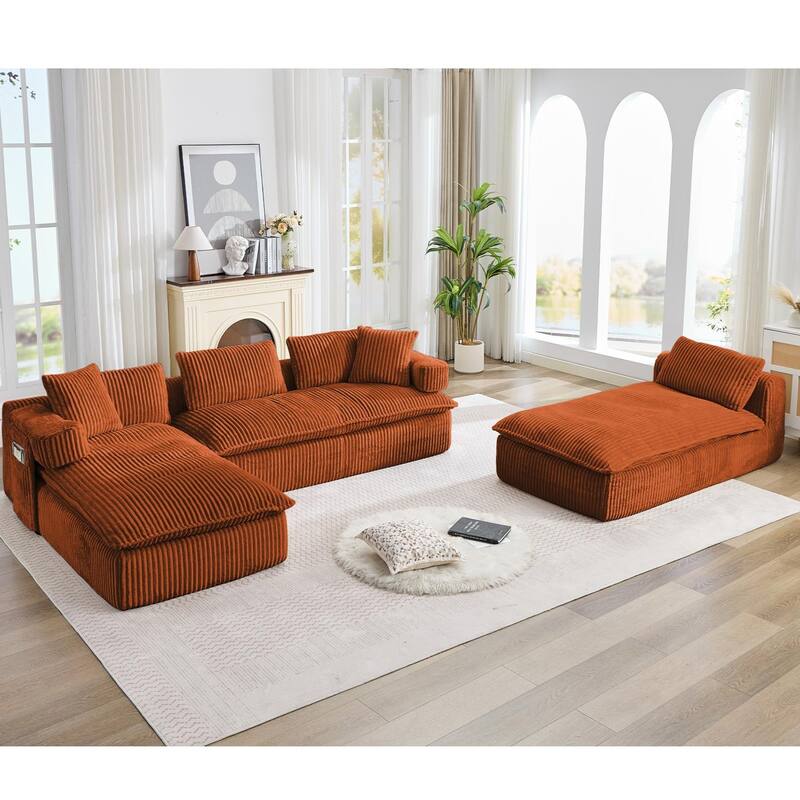149" Oversized Sectional Couches U Shaped Modular sofa