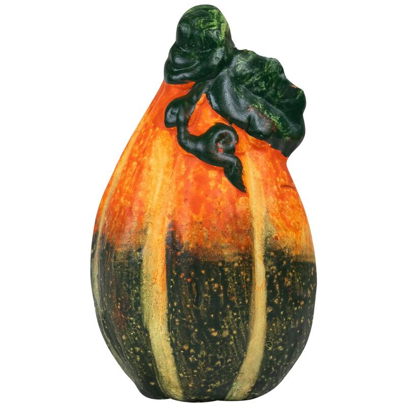 Mini Pumpkins and Gourds Ceramic Fall Harvest Decorations - 3.5" - Set of 6