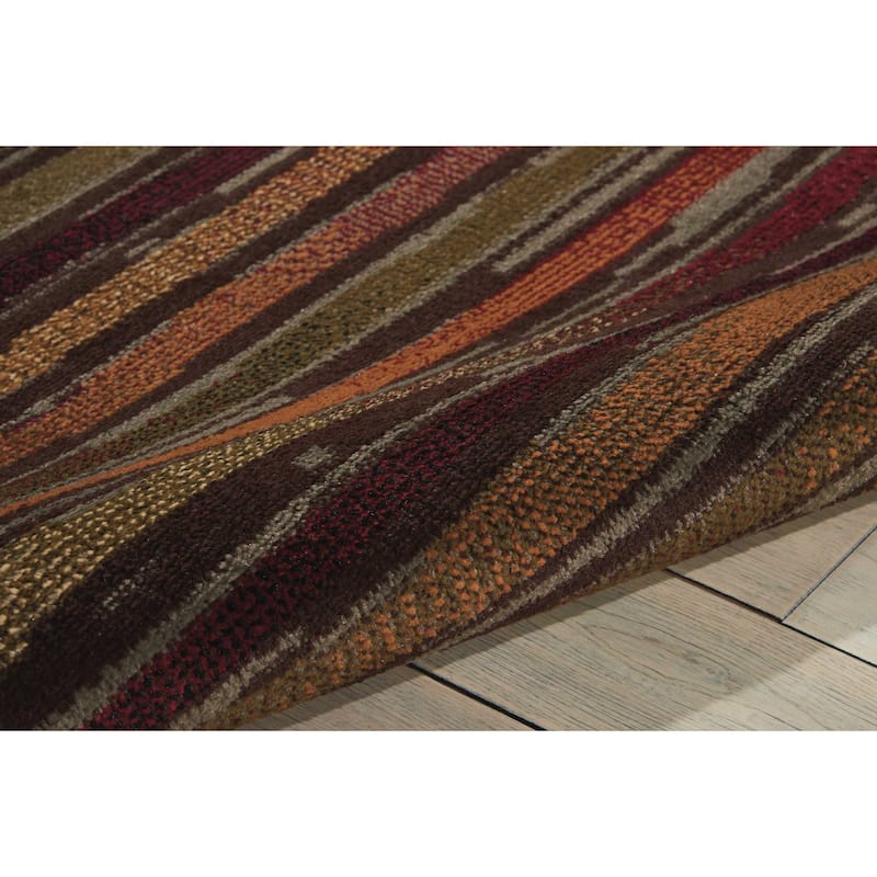Nourison Paramount Contemporary Stripes Area Rug