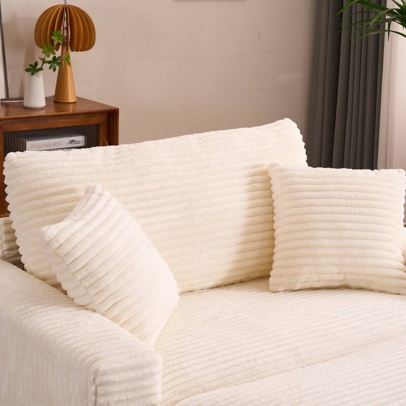 56.30" Single Sofa Chair, Independent Ottoman