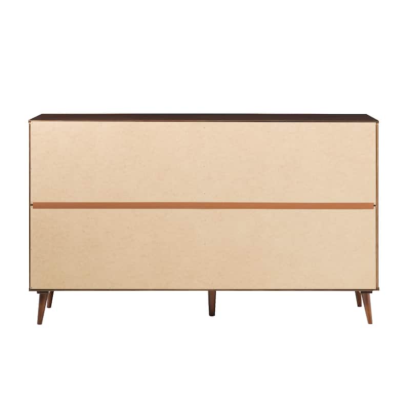 Middlebrook Designs Mid-Century 6-Drawer Solid Wood Dresser