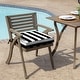 preview thumbnail 2 of 6, ARDEN Cabana Stripe Outdoor 21 x 21 in. Seat Cushion