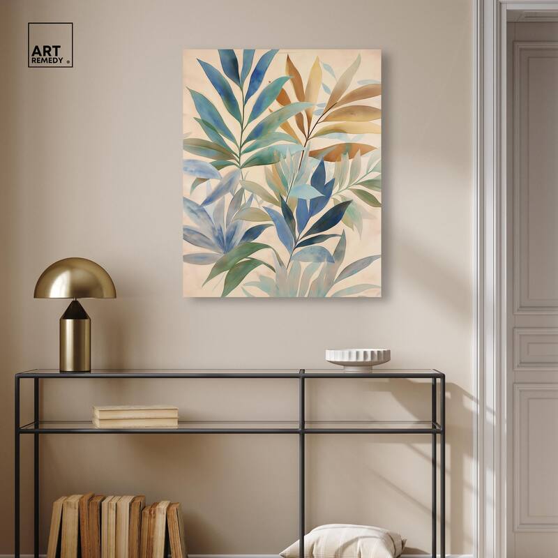 Leaf Labyrinth II Canvas by Art Remedy, Gallery Wrapped