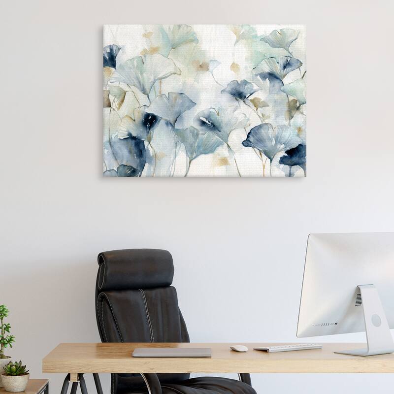Glorious Ginkgo Horizontal by Carol Robinson Canvas Art Print