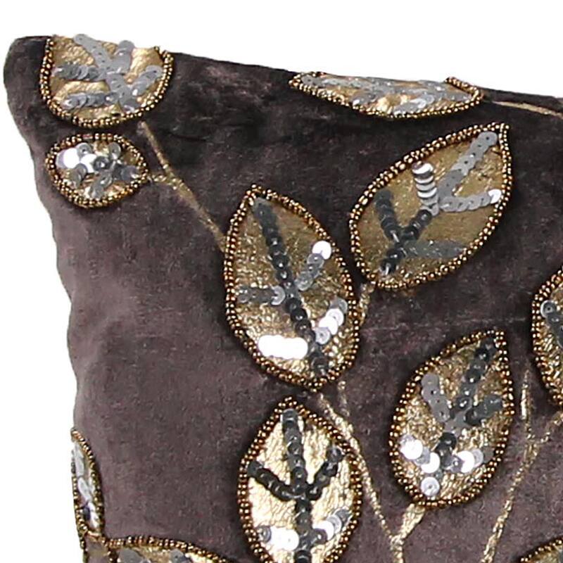 16" x 16" Floral Reversible Indoor Throw Pillow