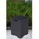 preview thumbnail 2 of 10, Elementi Plus 25 in. H Marble Porcelain Propane Tank Cover with Removable Lid