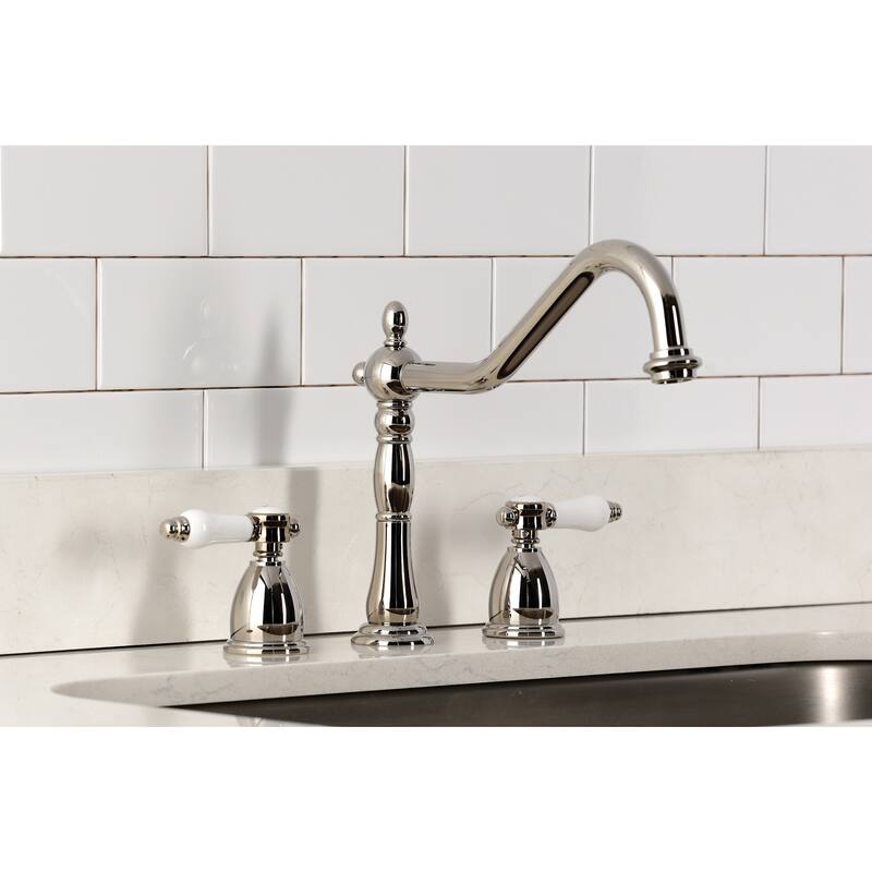 Kingston Brass Bel-Air 1.8 GPM Widespread Kitchen Faucet