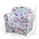 preview thumbnail 5 of 3, Kid's Sofa Armchair with Design and Thick Padding