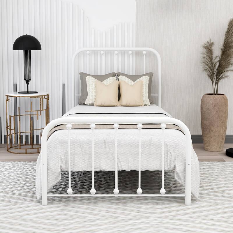 Alazyhome Sturdy Metal Platform Bed Frame