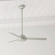 preview thumbnail 1 of 20, Hunter 52" and 44" Presto Ceiling Fan w/ Wall Control - Contemporary, Industrial, Scandinavian 52" - Matte Nickel