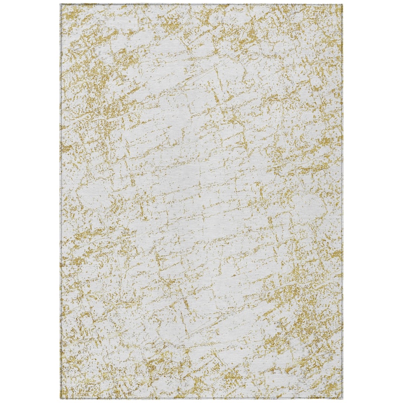 Machine Washable Indoor/ Outdoor Chantille Modern Texture Rug