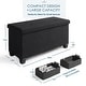 preview thumbnail 48 of 62, Nestl Storage 30-In Storage Ottoman Bench with Storage Bins for Bedroom - Folding Foot Rest Ottoman with Storage for Living Room