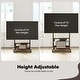preview thumbnail 17 of 19, FITUEYES Mobile TV Stand Modern Storage TV Cart Mount for TVs Up to 85 Inch