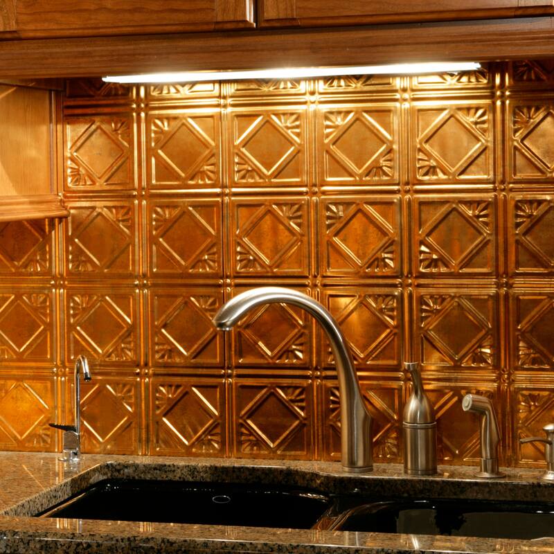 FASÄDE Traditional Style 4 Decorative Vinyl Backsplash Panel