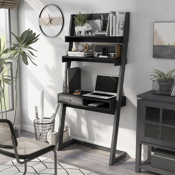 Furniture of America Tali Contemporary 2-tone 32-inch Leaning Writing Desk. Opens flyout.