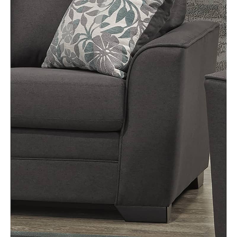 Reeves 3 Pieces Fabric Living Room Set