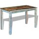preview thumbnail 4 of 6, vidaXL Dining Table Solid Reclaimed Wood 45.3"x23.6"x30" - multi-color