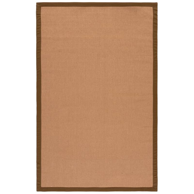 SAFAVIEH Handmade Natural Fiber Cati Flat Weave Jute Rug - 5' x 8' - Natural/Light Brown