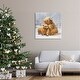 preview thumbnail 13 of 12, Stupell Cattle Calf Snowy Farm Landscape Canvas Wall Art by Pip Wilson