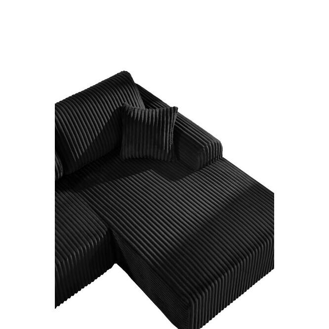 109" Cloud Sectional Sofa with Chaise, No Assembly Required