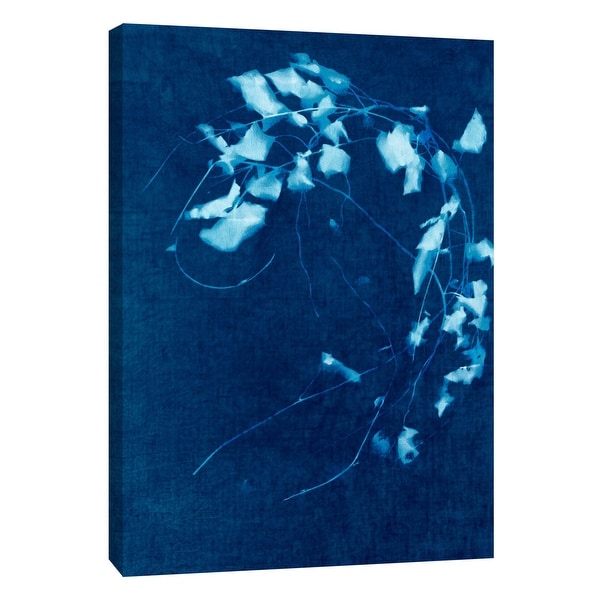 PTM Images 9-109036 PTM Canvas Collection 10" x 8" - "Cyanotype Plant 4" Giclee Flowers Art Print on Canvas