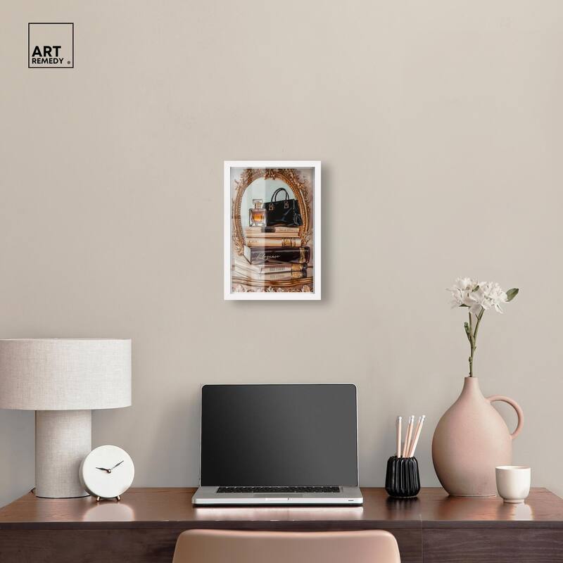 Elegant Glam by the Mirror Shadowbox by Art Remedy