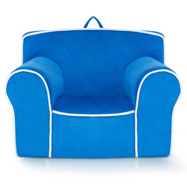 slide 2 of 44, Costway Kids Sofa Toddler Foam Filled Armchair w/ Velvet Fabric Baby - See Details