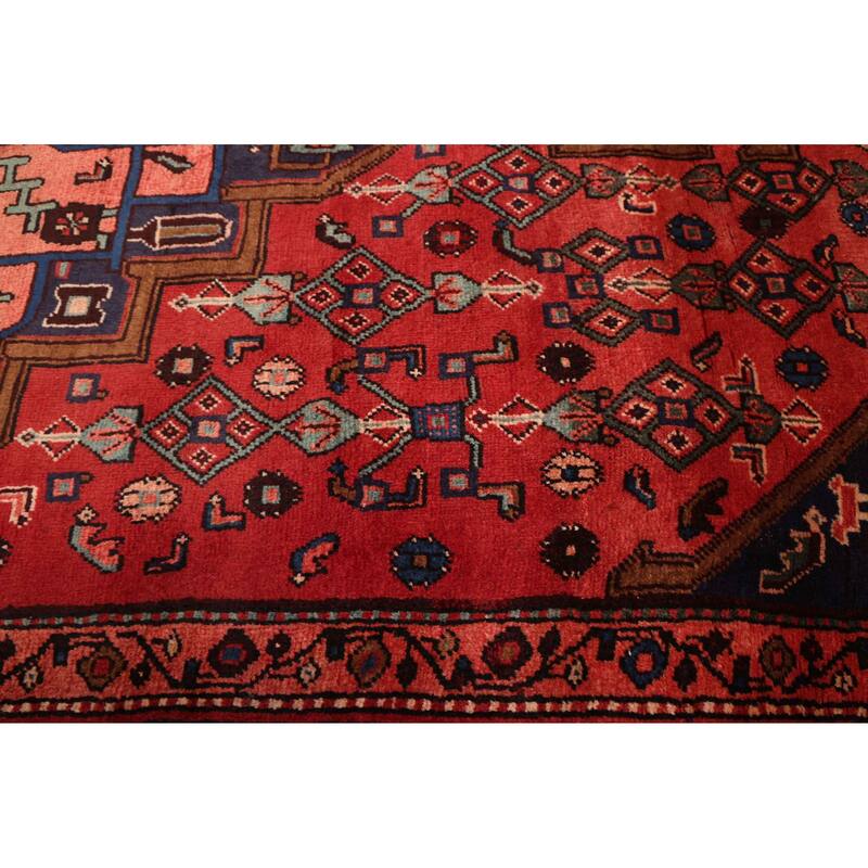 ECARPETGALLERY Hand-knotted Anatolian Red Wool Rug - 5'0 x 9'7