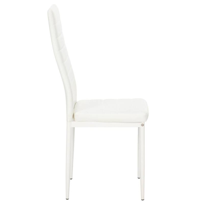 Stripping Texture High Backrest Dining Chairs Set of 4