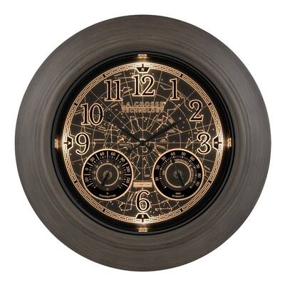 La Crosse Technology 21" Lighted Constellation Atomic Outdoor Clock