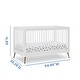 preview thumbnail 4 of 14, Sloane 4-in-1 Acrylic Convertible Crib, Greenguard Gold Certified