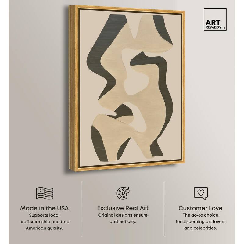 Shapes of Sage I Canvas by Art Remedy