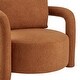 preview thumbnail 9 of 27, NPD Furniture Maisie Faux Shearling Accent Arm Chair