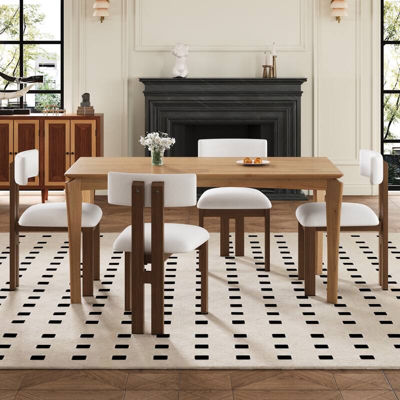 Christopher Knight Home Astura Upholstered Iron Frame Dining Chairs Set of 4