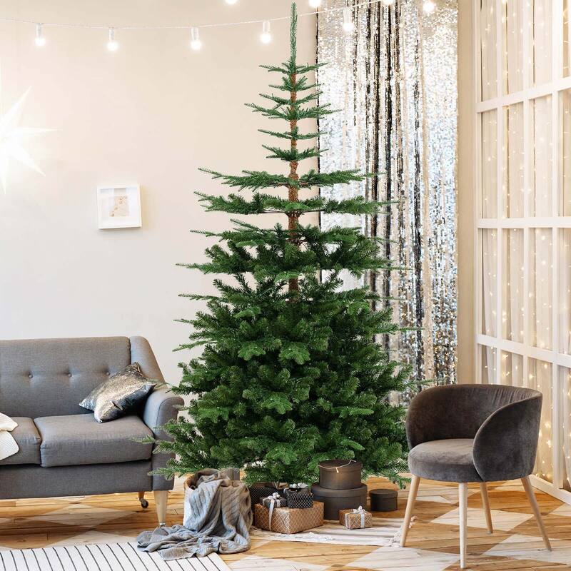 Costway 7 FT Artificial Xmas Tree with 1303 PE PVC Branch Tips 500 - See Details