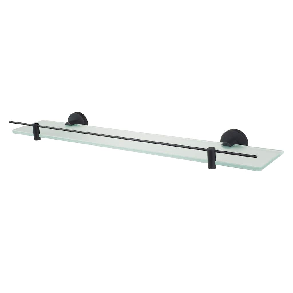 Kosmos Glass Shelf Black