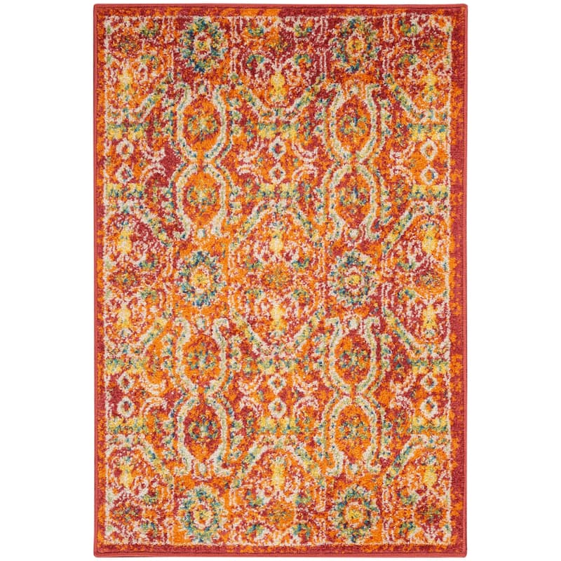 Nourison Allur Colorful Boho Tribal Medallion Area Rug