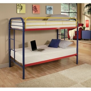Zander Twin/Twin Bunk Bed with Built-in Ladders