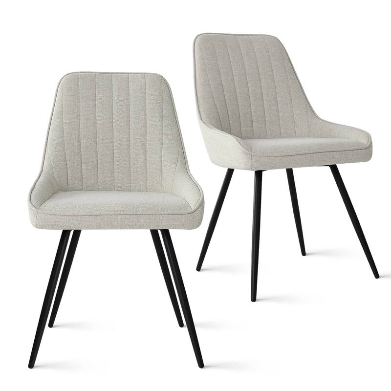Upholstered Modern Dining Chair(Set of 2)