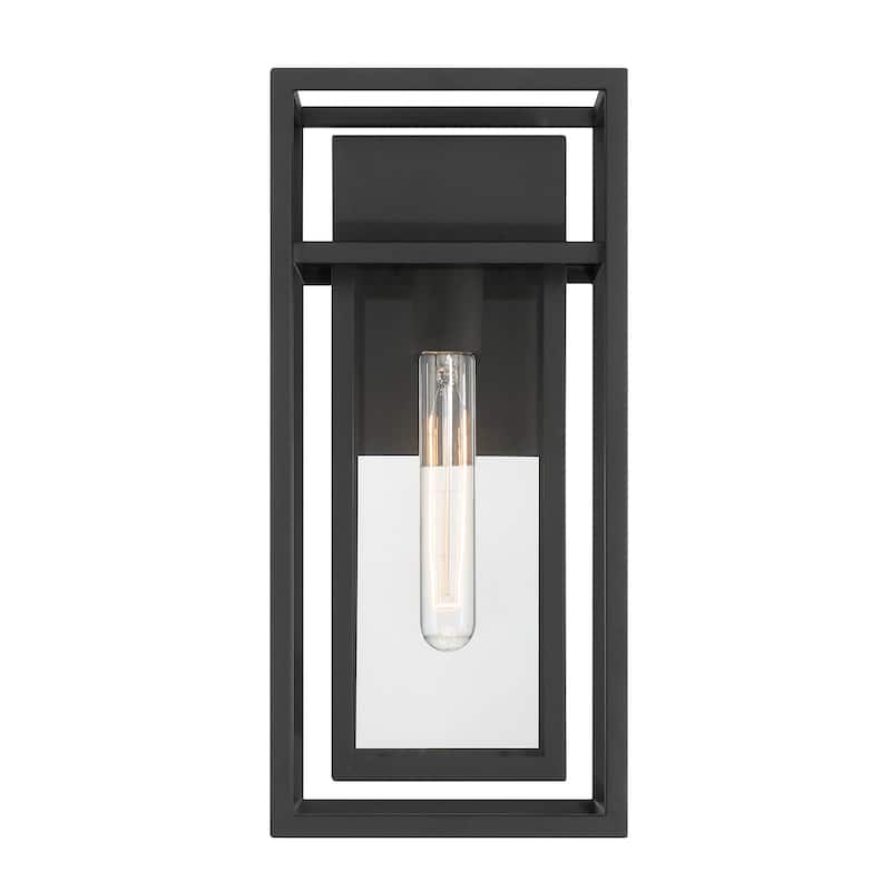 Designers Fountain D277M-7EW Burton 16" Tall Wall Sconce - Black