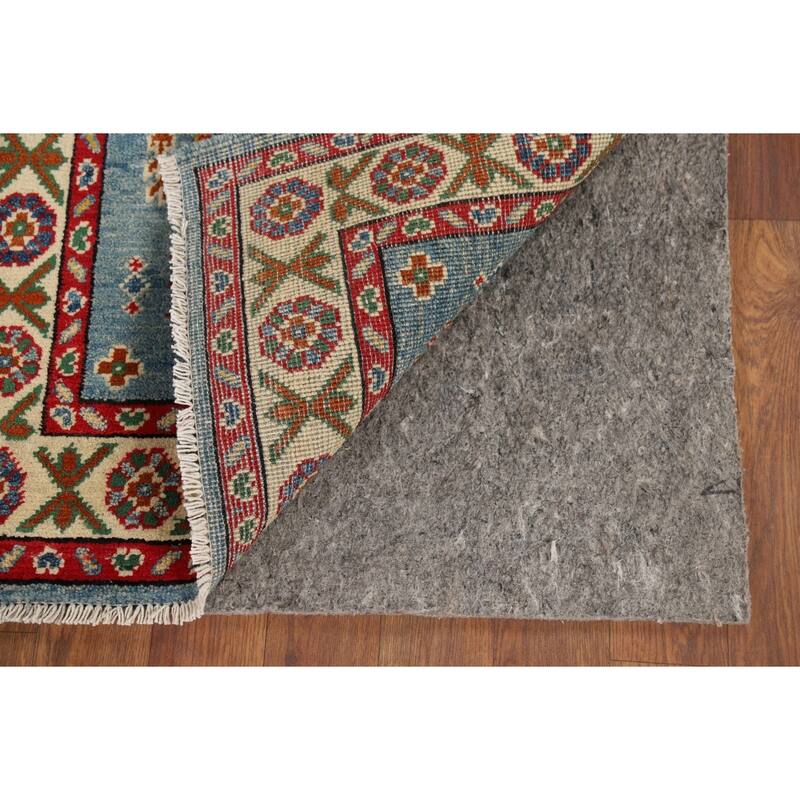 Blue Kazak Accent Rug Handmade Wool Carpet - 2'1" x 3'1"